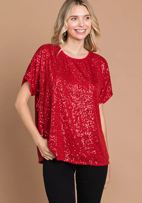 Holly Sequin Top