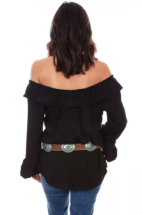 Honey Creek by Scully Ruffle Off The Shoulder Blouse
