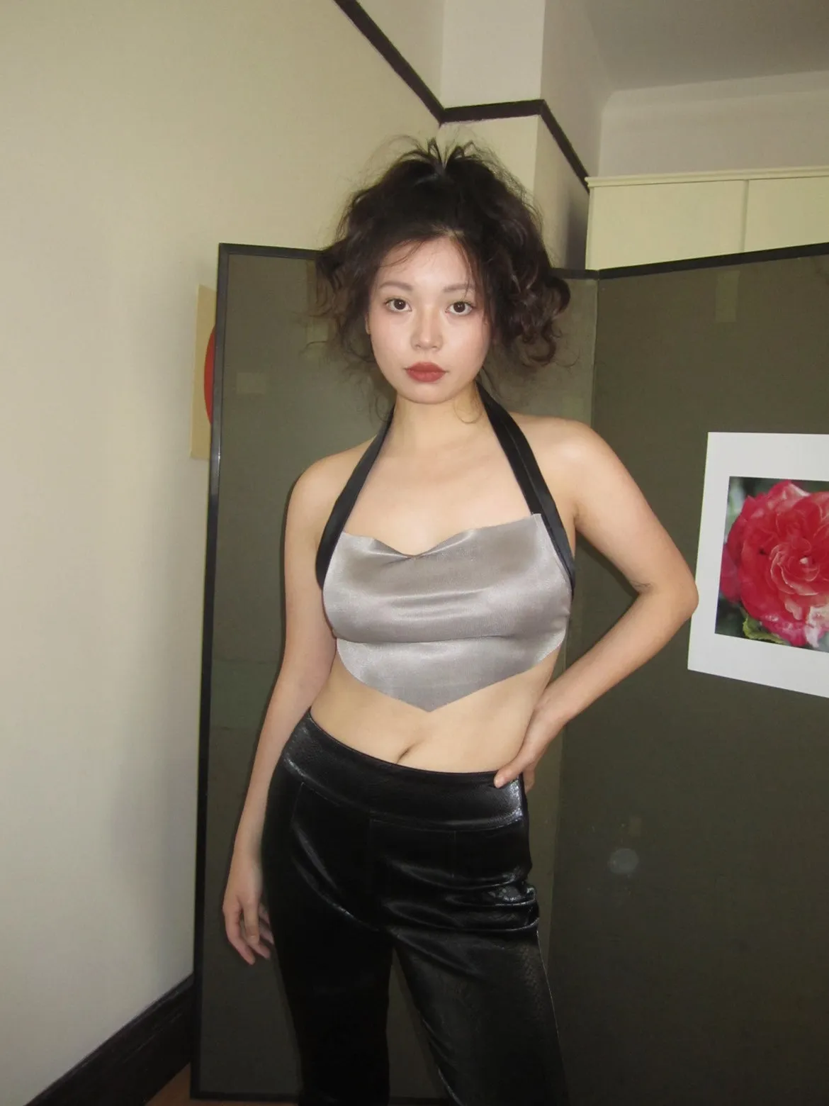 Hottie Backless Triangle Top