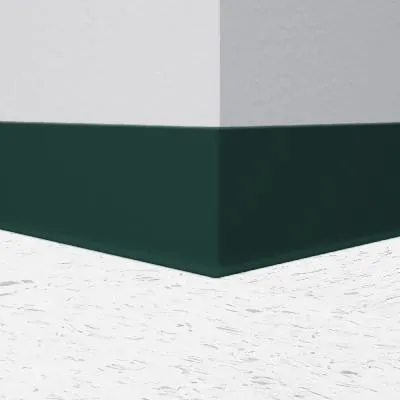 Hunter Green 6" Rubber Cove Molding
