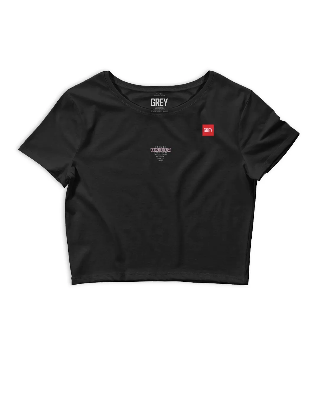 I Am Sweet Women's Cropped Top Tee