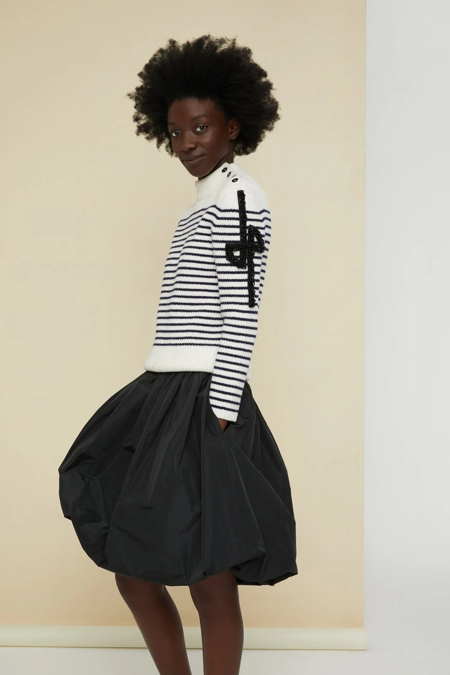 Iconic jewelled Breton jumper