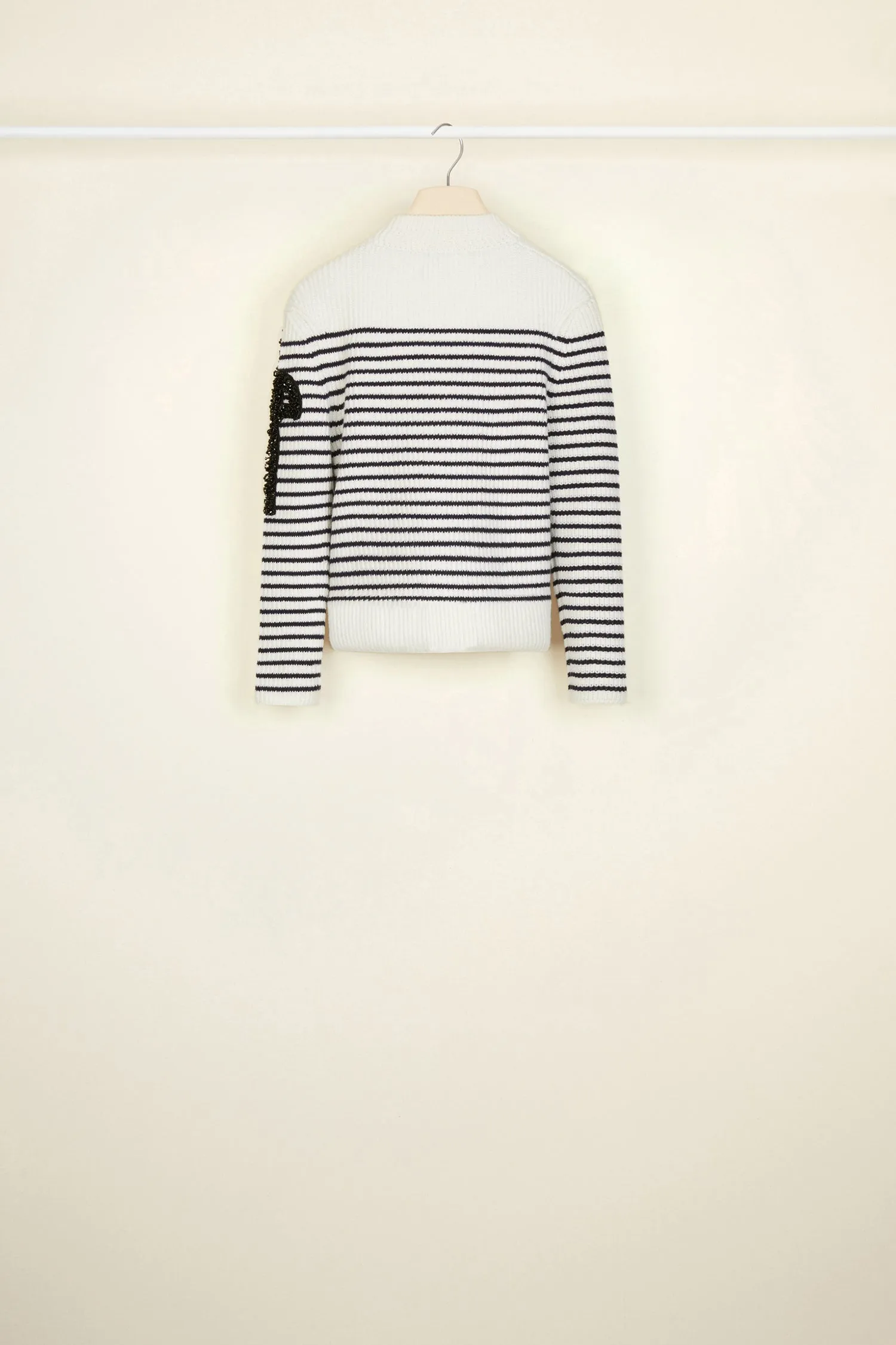 Iconic jewelled Breton jumper