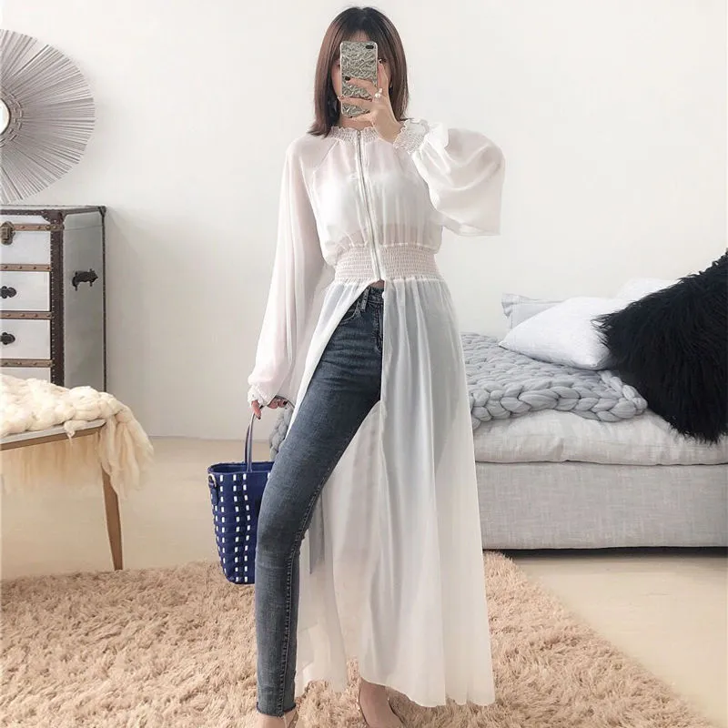 I'll Kiss You Longer Outer Blouse
