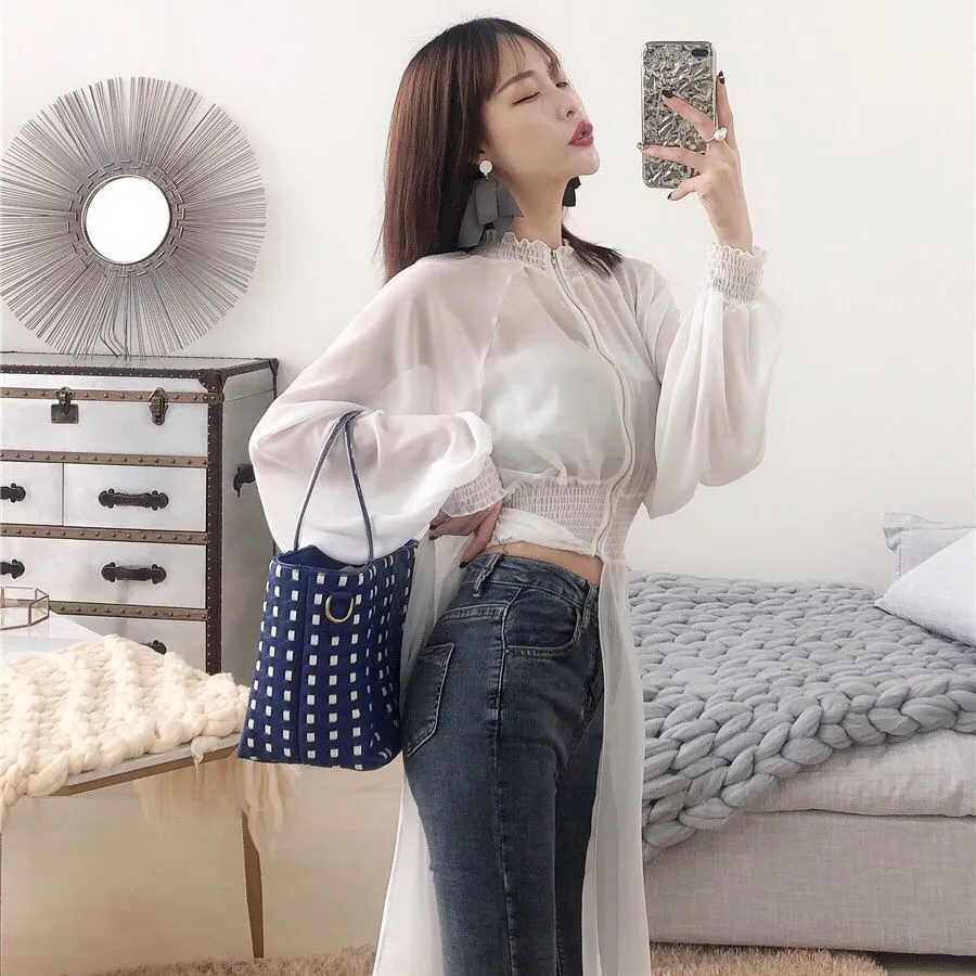 I'll Kiss You Longer Outer Blouse