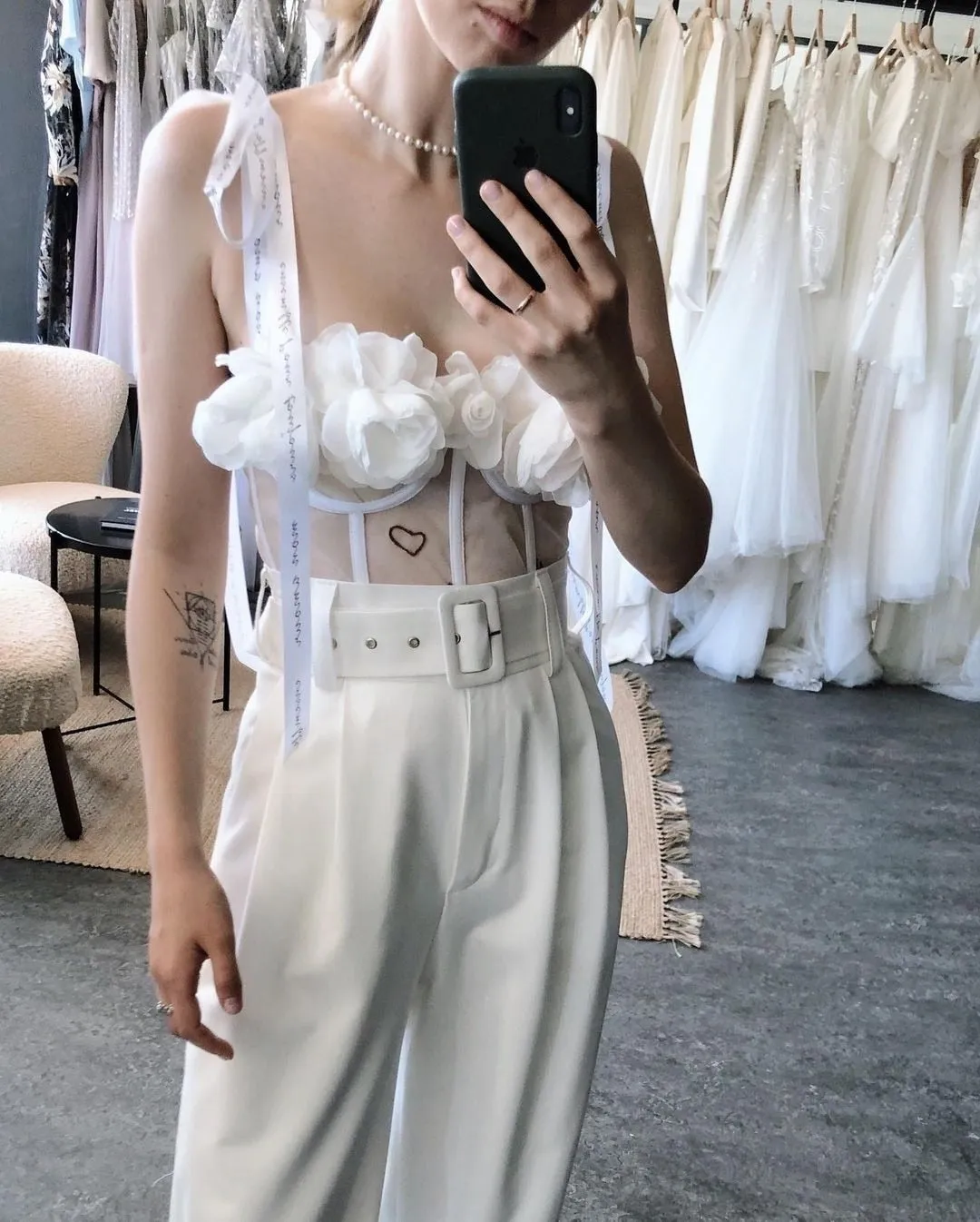 J'aime Floral Corset Top