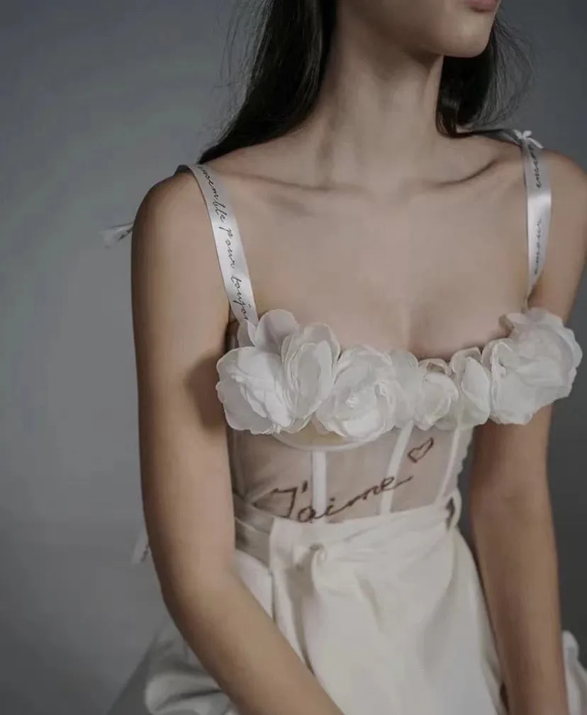 J'aime Floral Corset Top