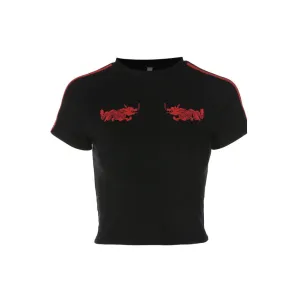 Japanese Dragon Crop Top