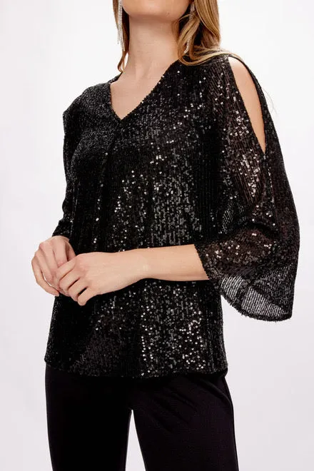 JOSEPH RIBKOFF 234701 Sequin Top