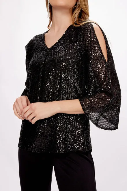 JOSEPH RIBKOFF 234701 Sequin Top