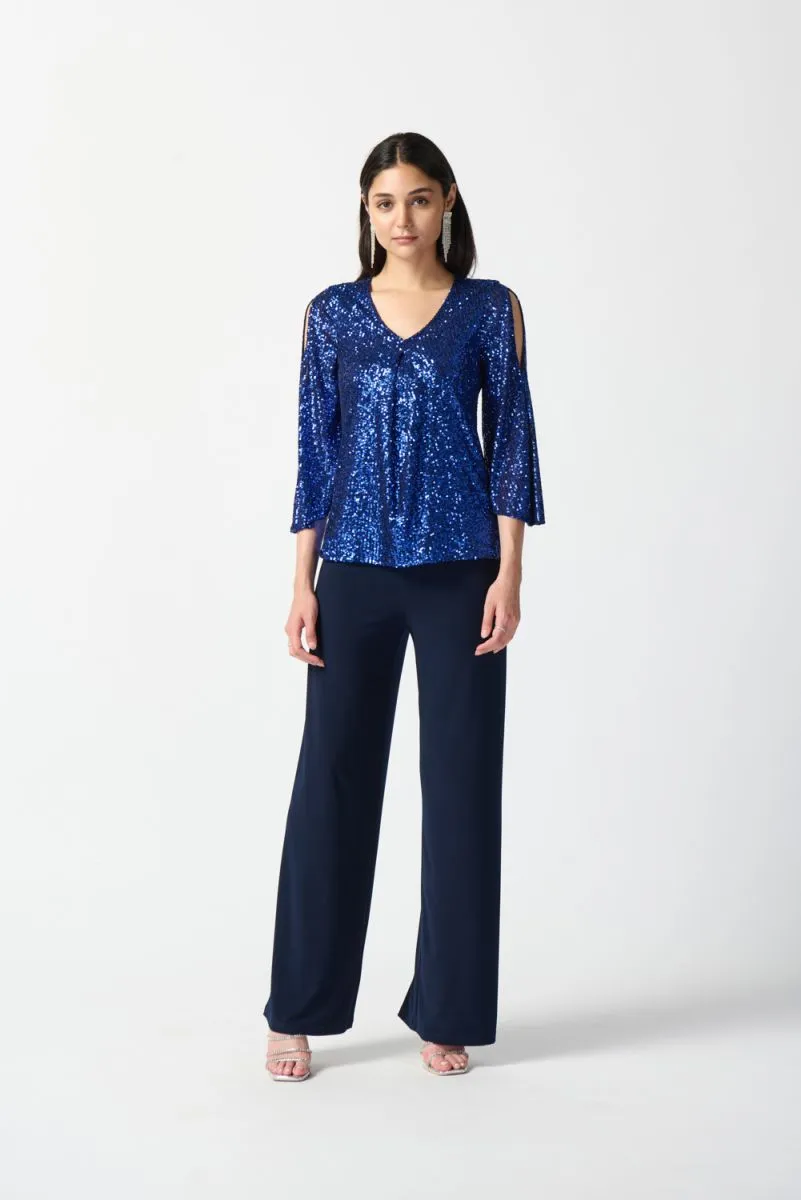 JOSEPH RIBKOFF 234701 Sequin Top
