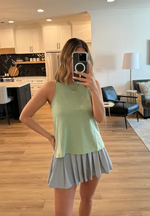 Keeping It Casual Tank Top, Matte Olive