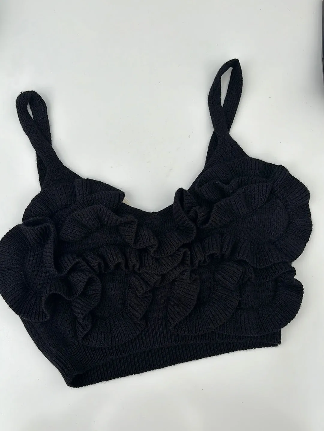 Knit crop top