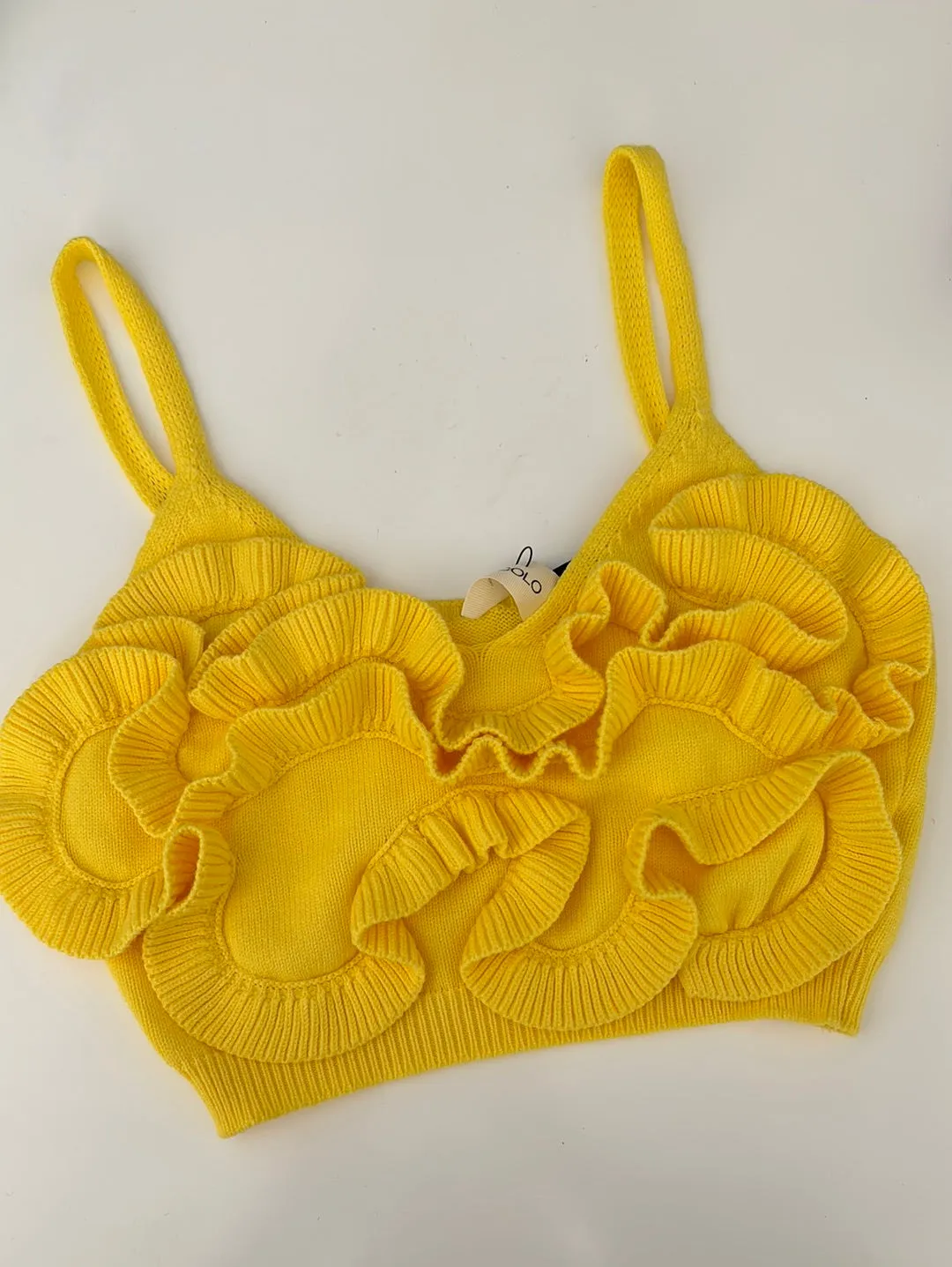 Knit crop top