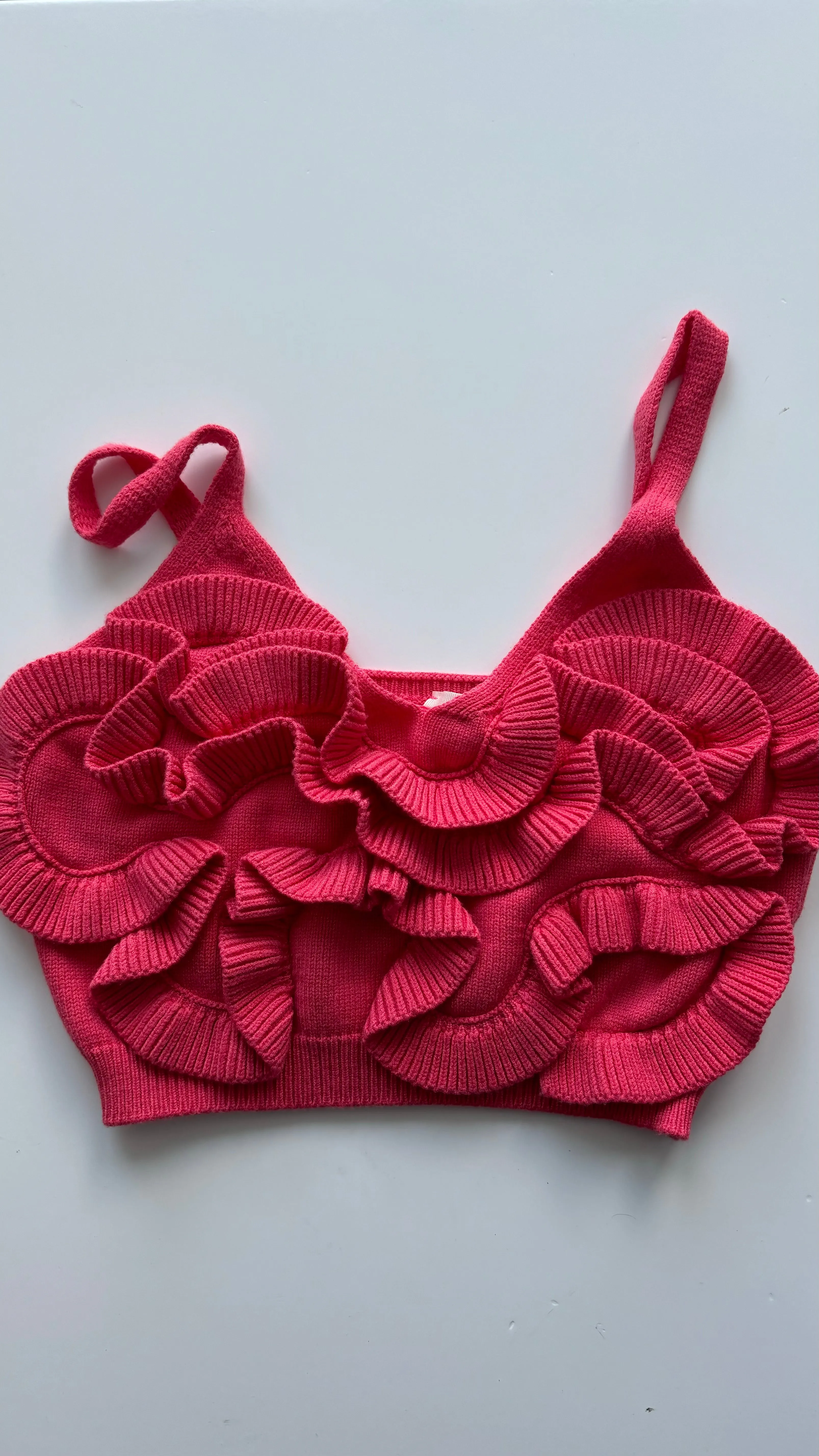 Knit crop top