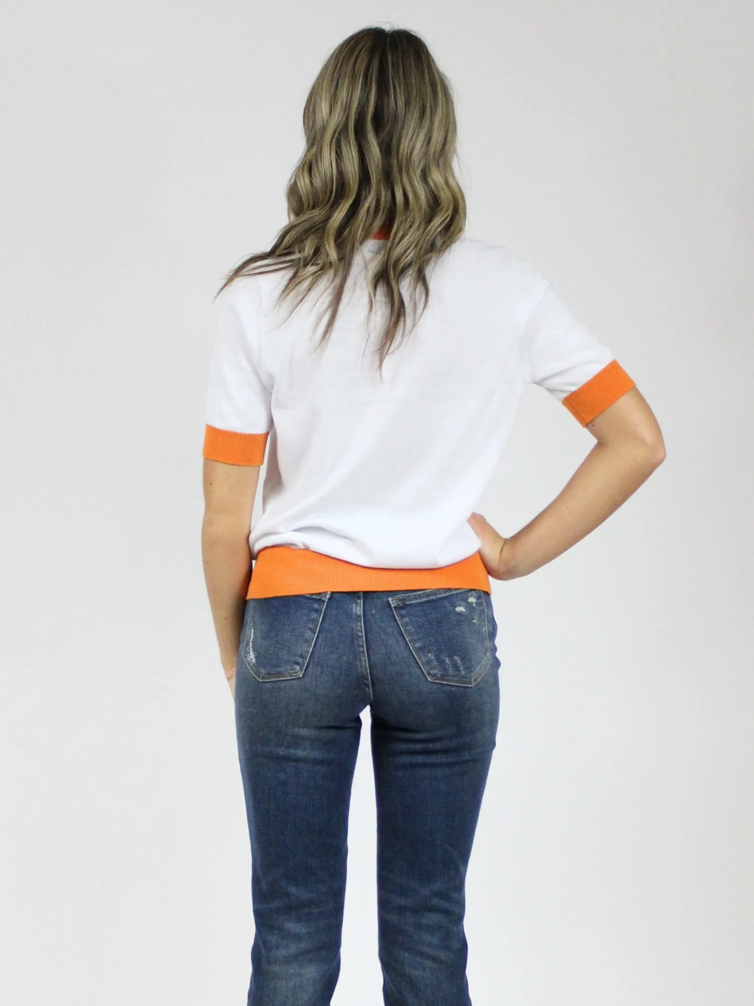 Knoxville Chenille Short Sleeve Sweater