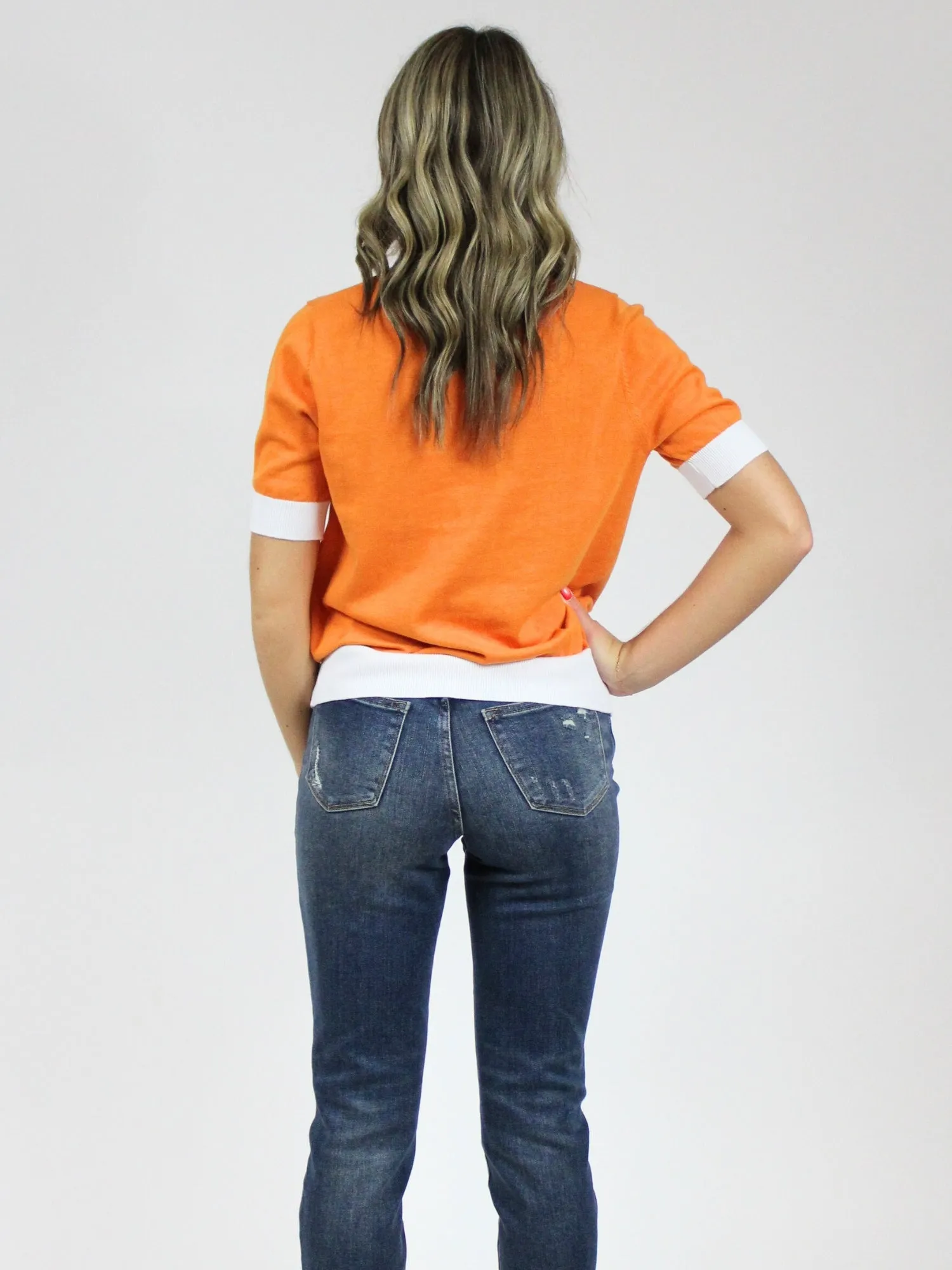 Knoxville Chenille Short Sleeve Sweater