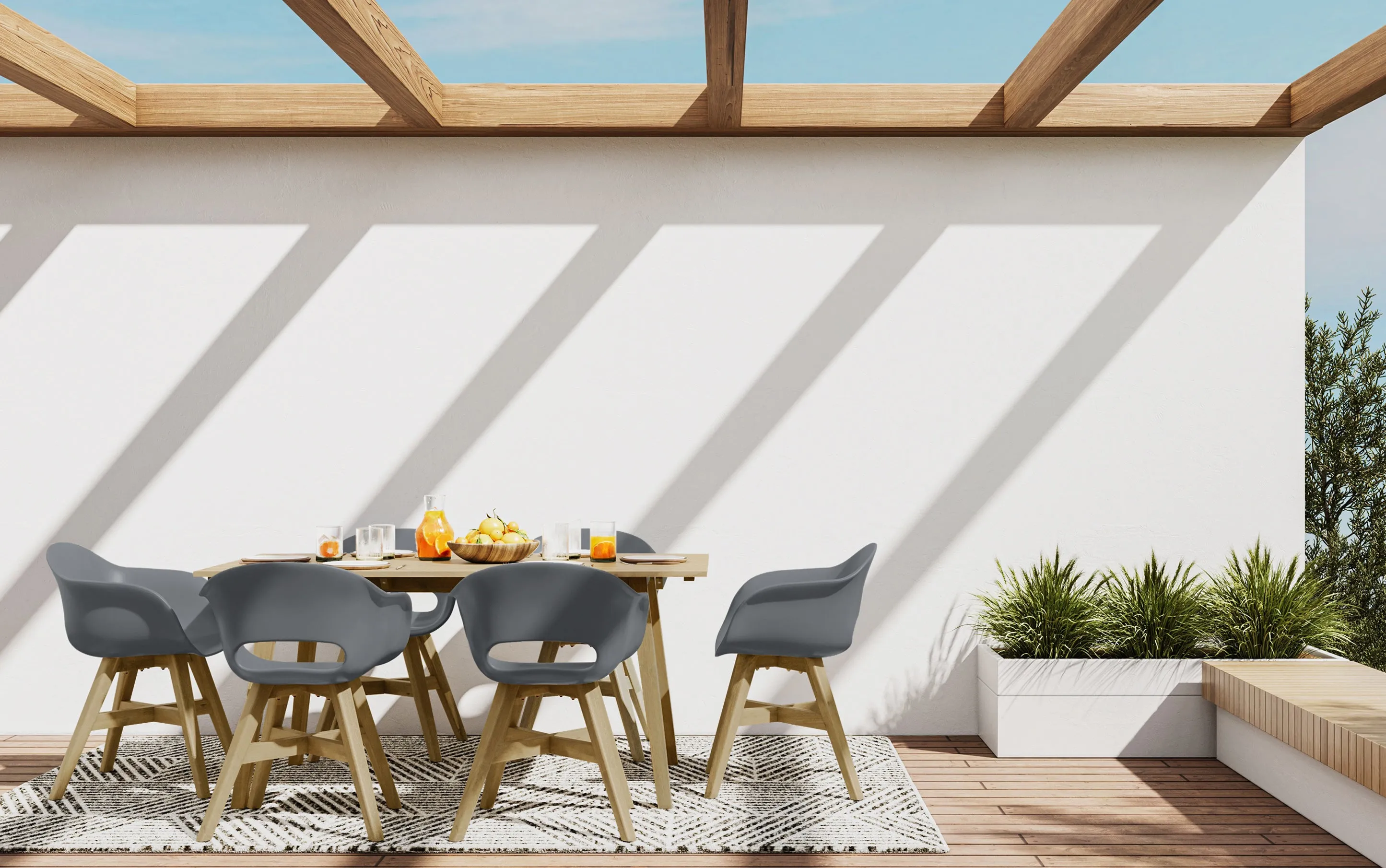 Kona 7 Piece Outdoor Dining Set
