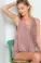 Lace-Up Surplice Top
