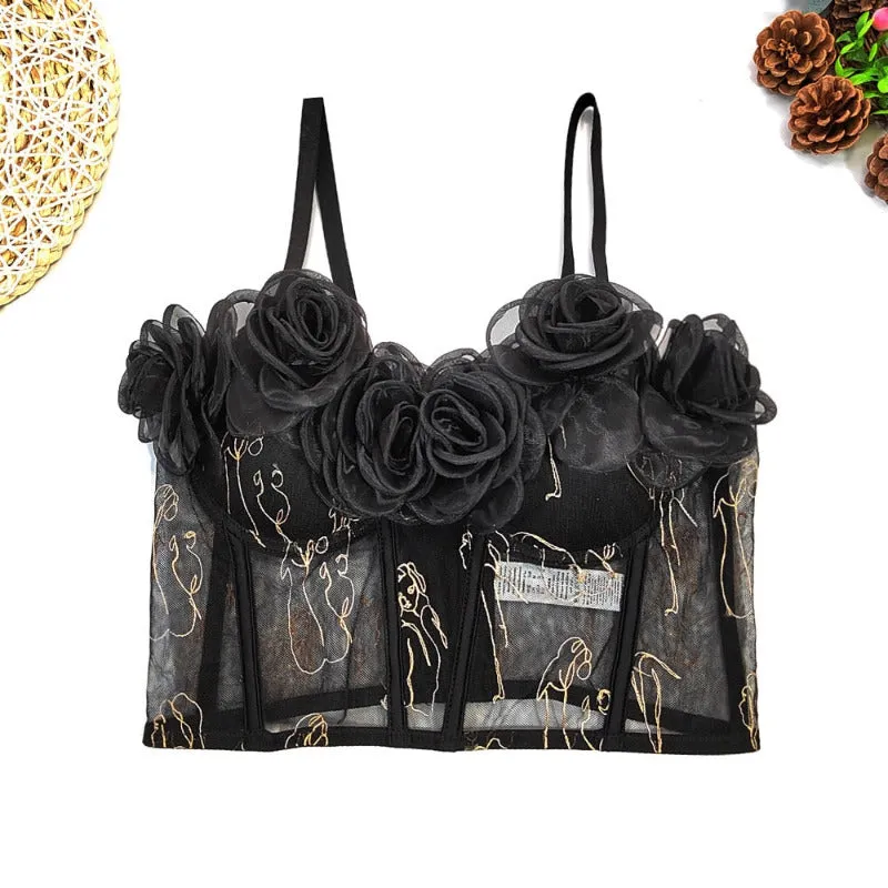 Laced Floral Corset
