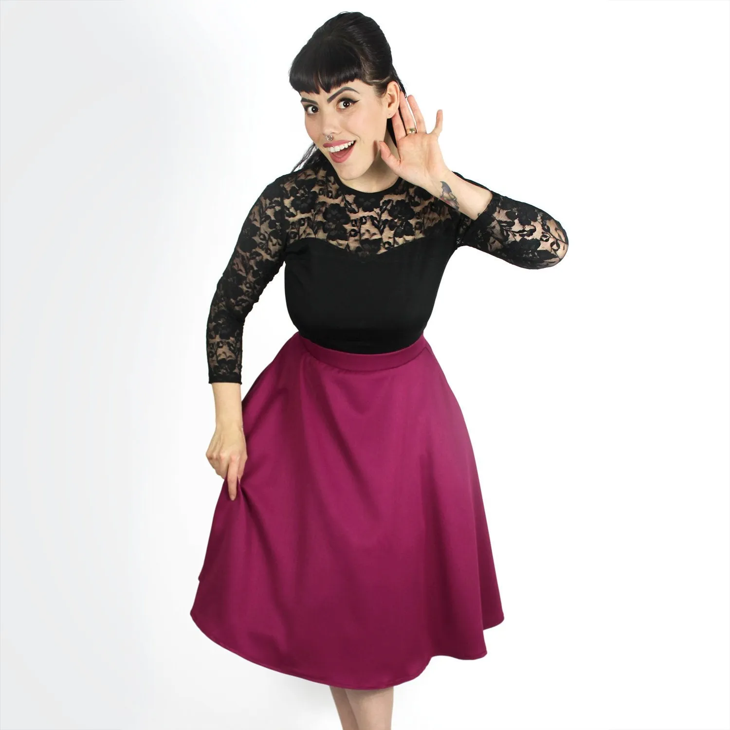 Lacey Black Top #LBBT
