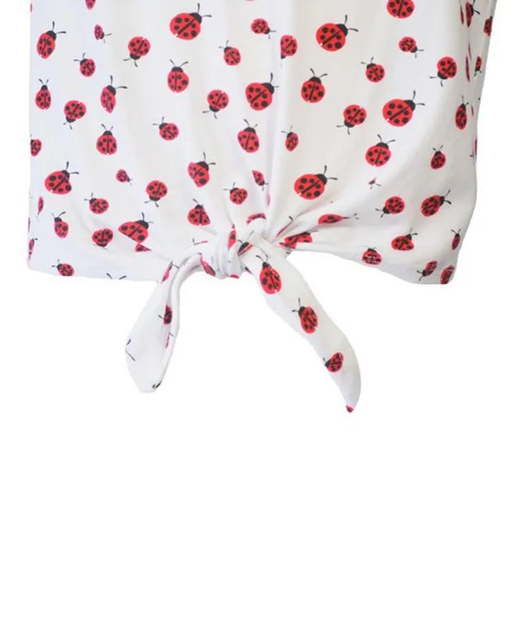 Ladybug Print Top