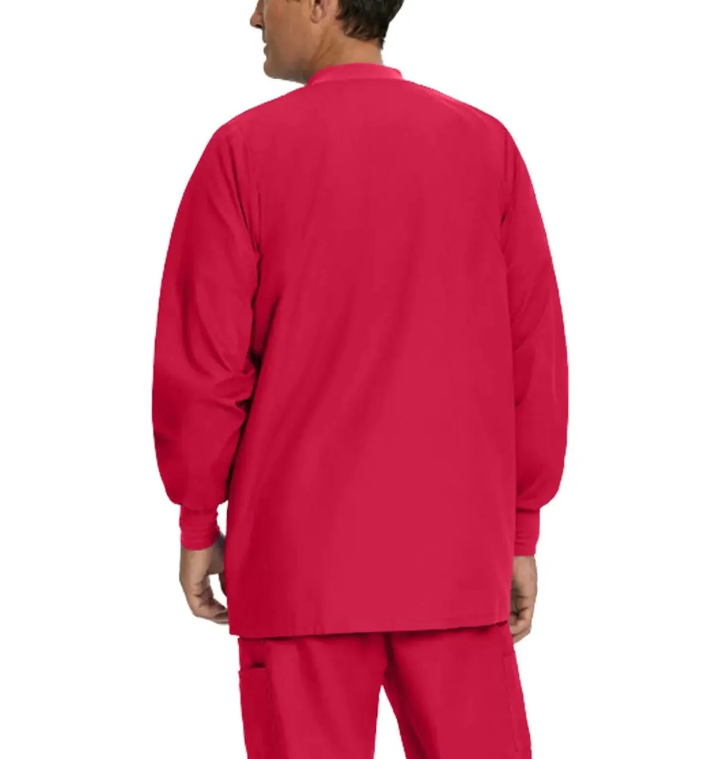 Landau Essentials Men's Warm-Up Scrub Jacket