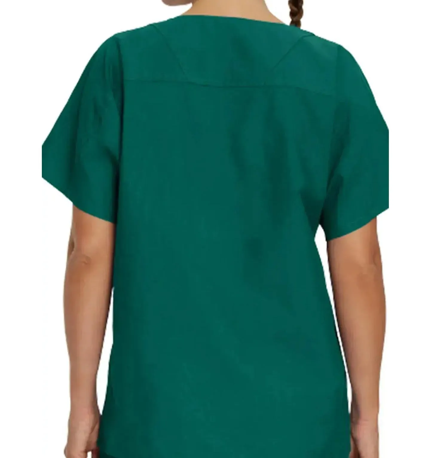 Landau Essentials Unisex 1-Pocket V-Neck Scrub Top