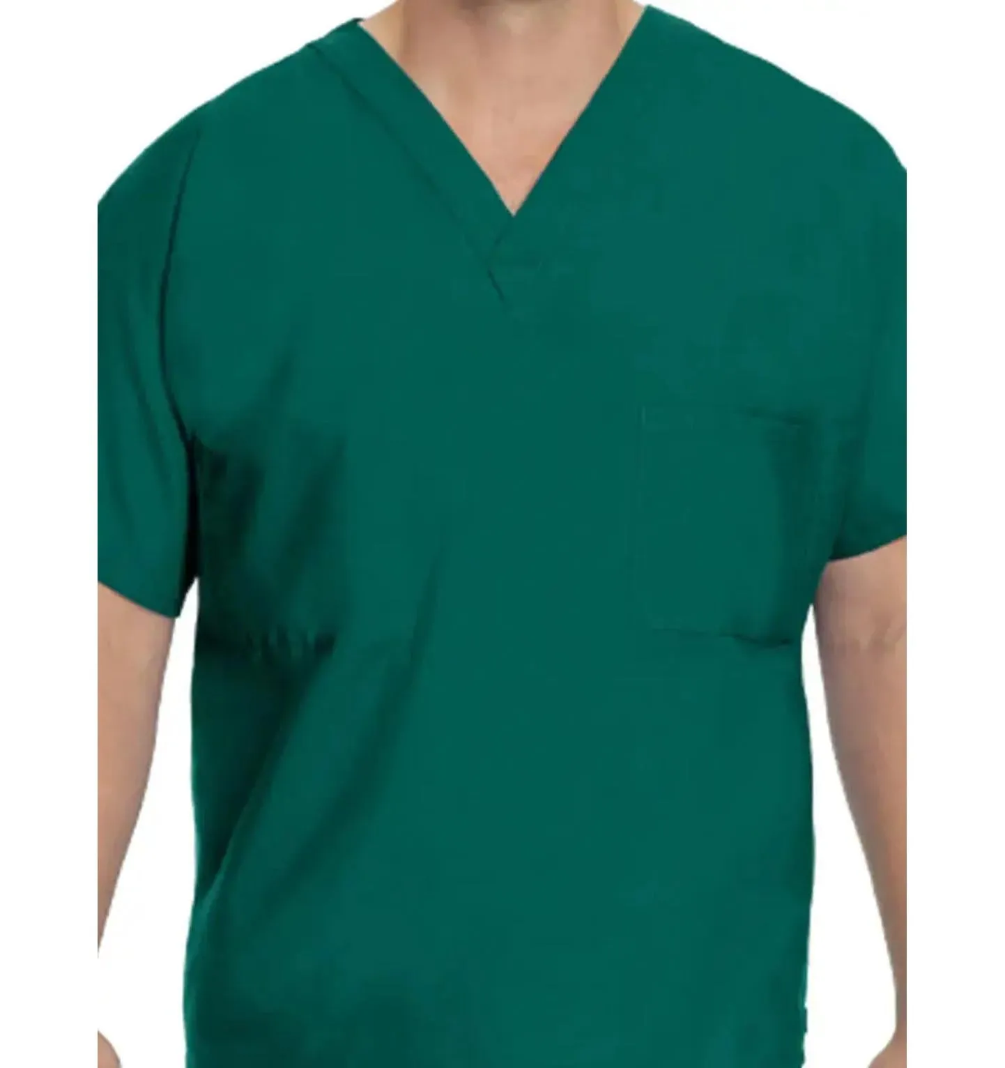 Landau Essentials Unisex 1-Pocket V-Neck Scrub Top