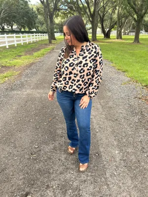 Lavish Leopard Simply Southern Blouse