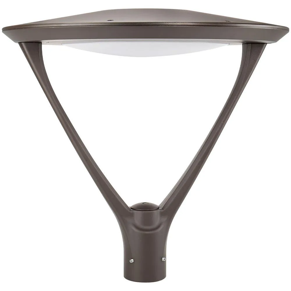 LED Post Top Light, 130 Watts, 15800 Lumens, 30K/40K/50K, 120-277V