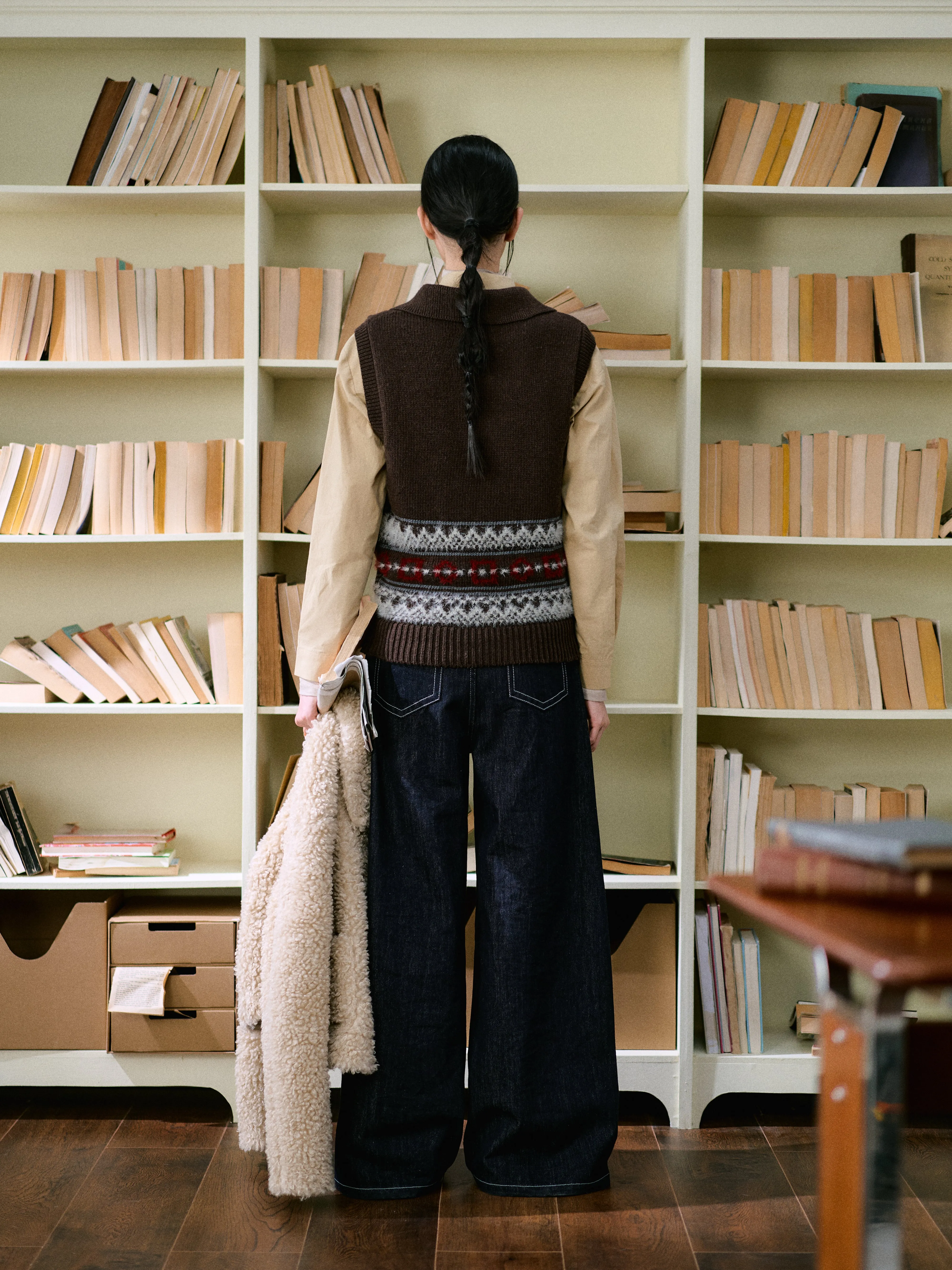 LLDC 'SAVVY MUSE' Fair Isle Vest