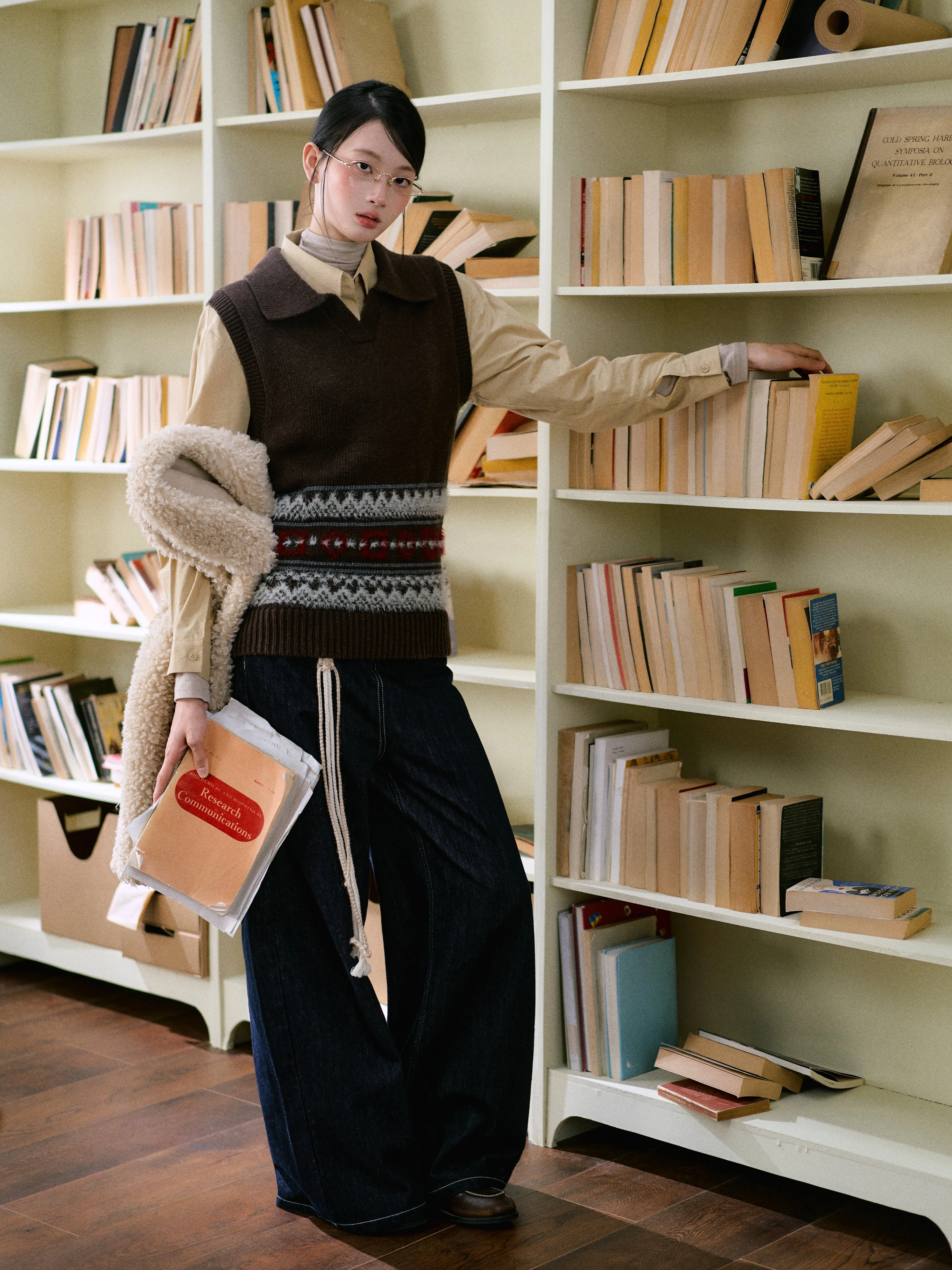 LLDC 'SAVVY MUSE' Fair Isle Vest
