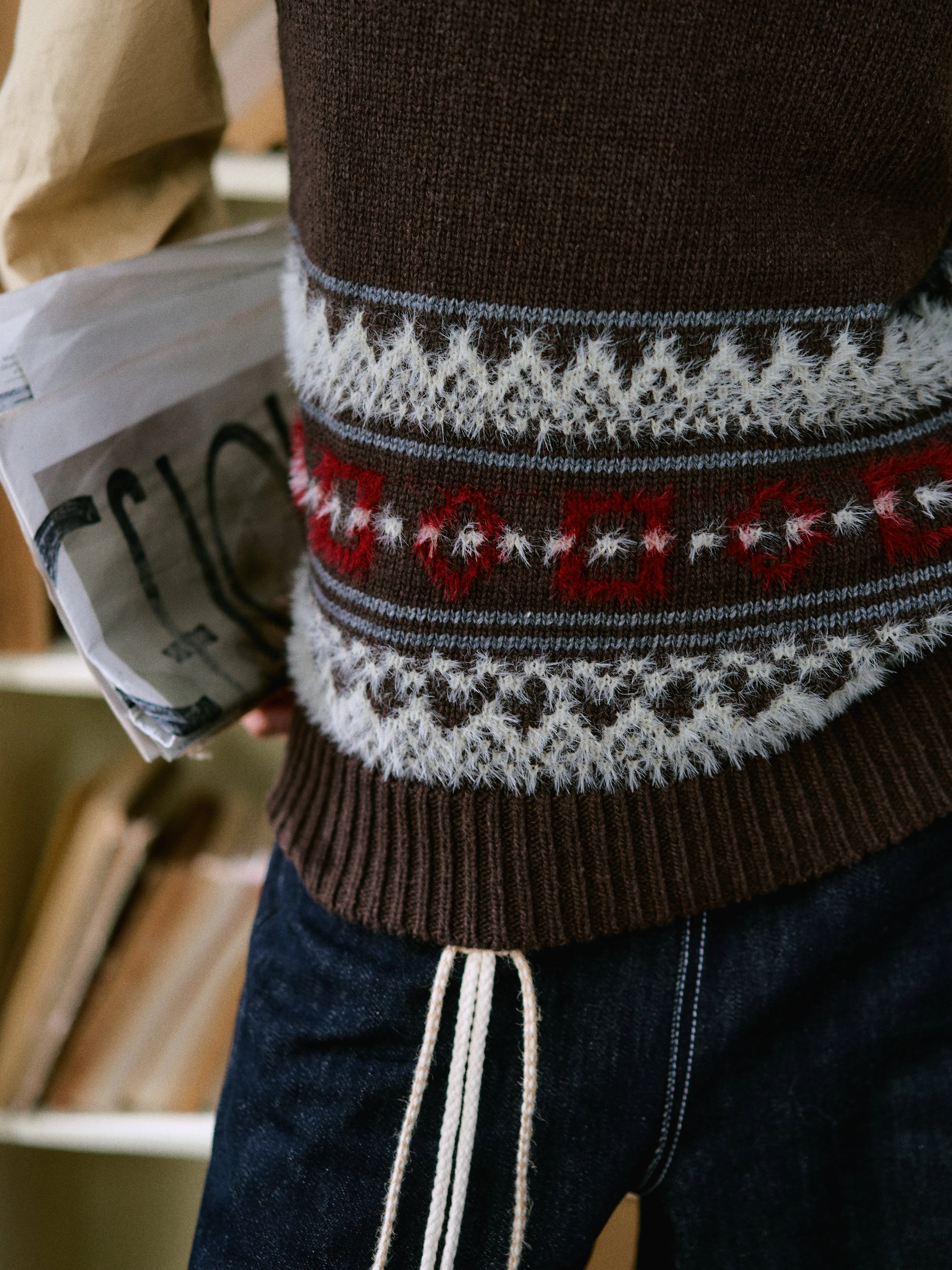 LLDC 'SAVVY MUSE' Fair Isle Vest