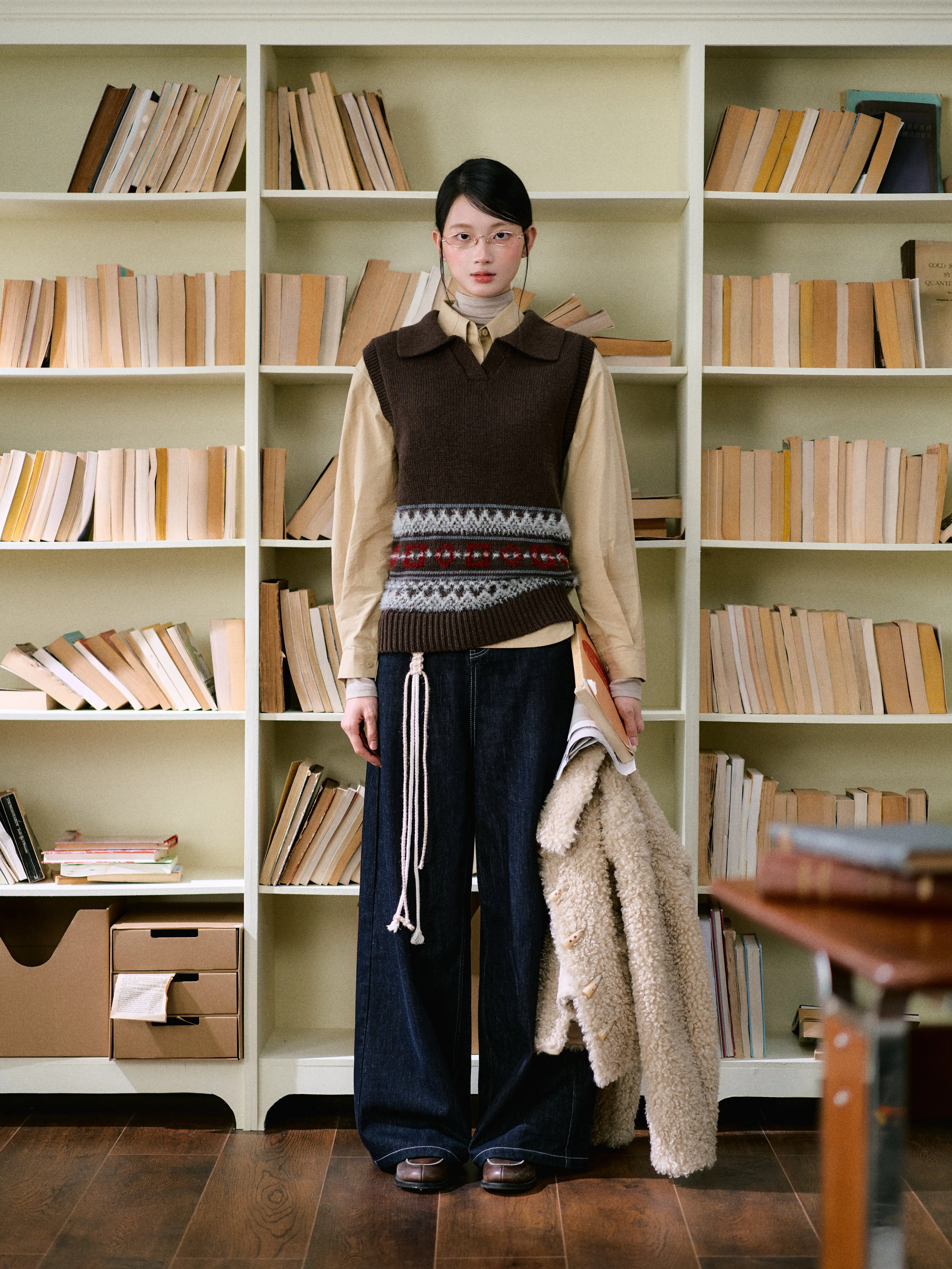 LLDC 'SAVVY MUSE' Fair Isle Vest