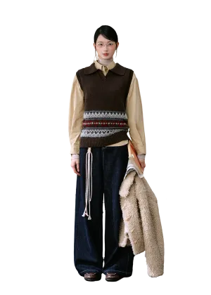 LLDC 'SAVVY MUSE' Fair Isle Vest