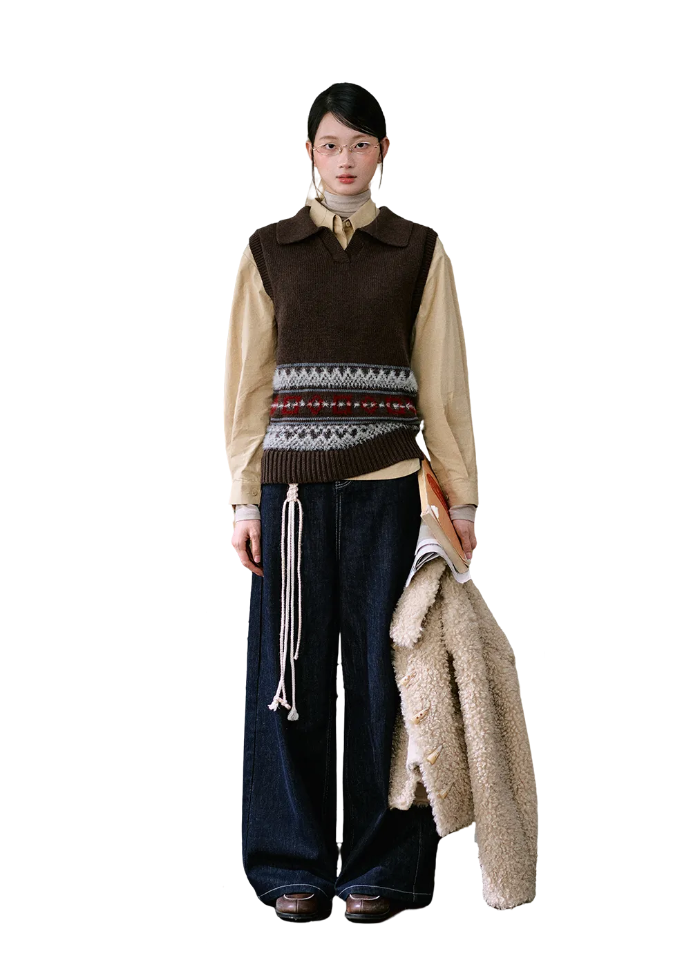 LLDC 'SAVVY MUSE' Fair Isle Vest