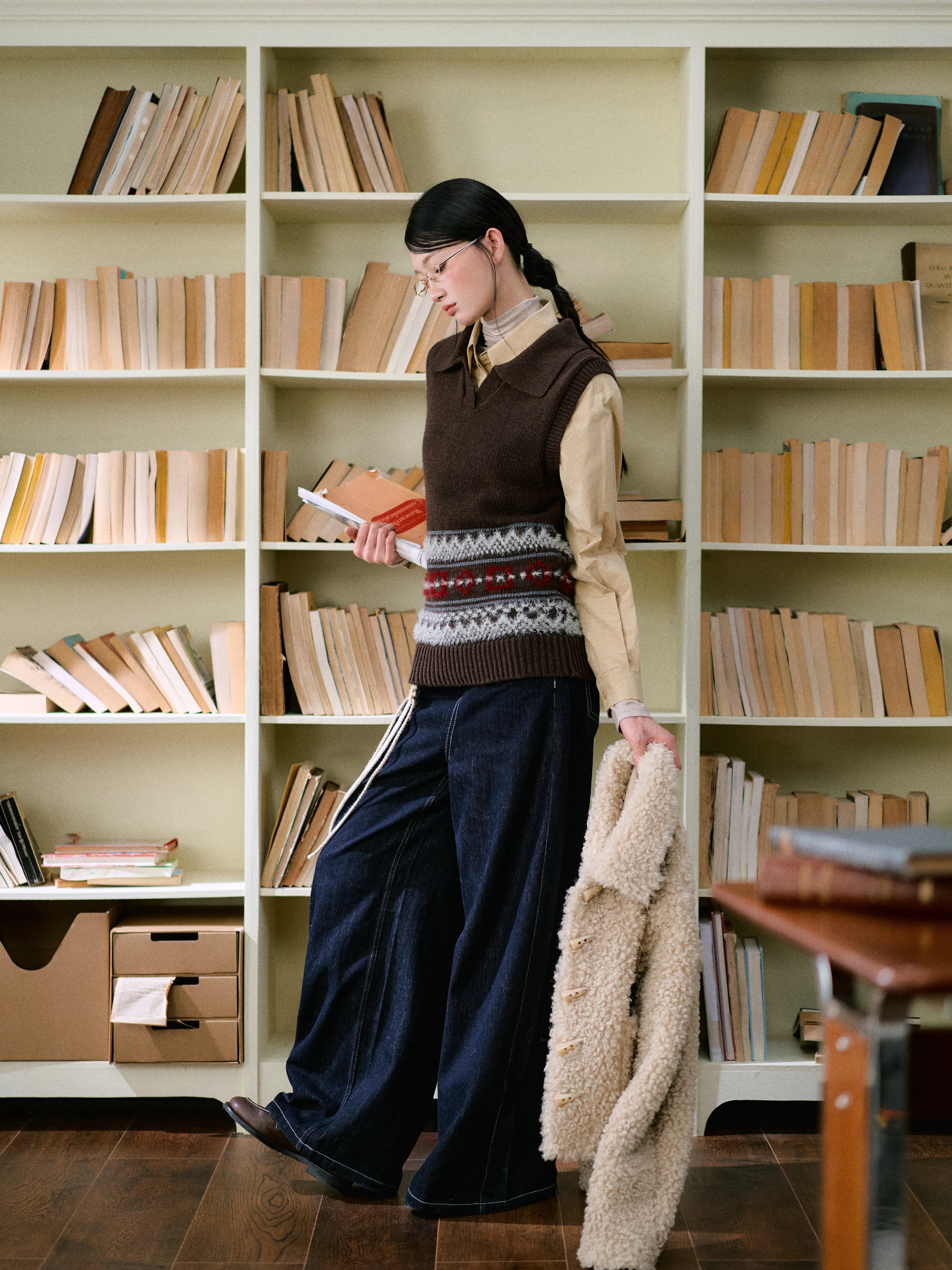 LLDC 'SAVVY MUSE' Fair Isle Vest