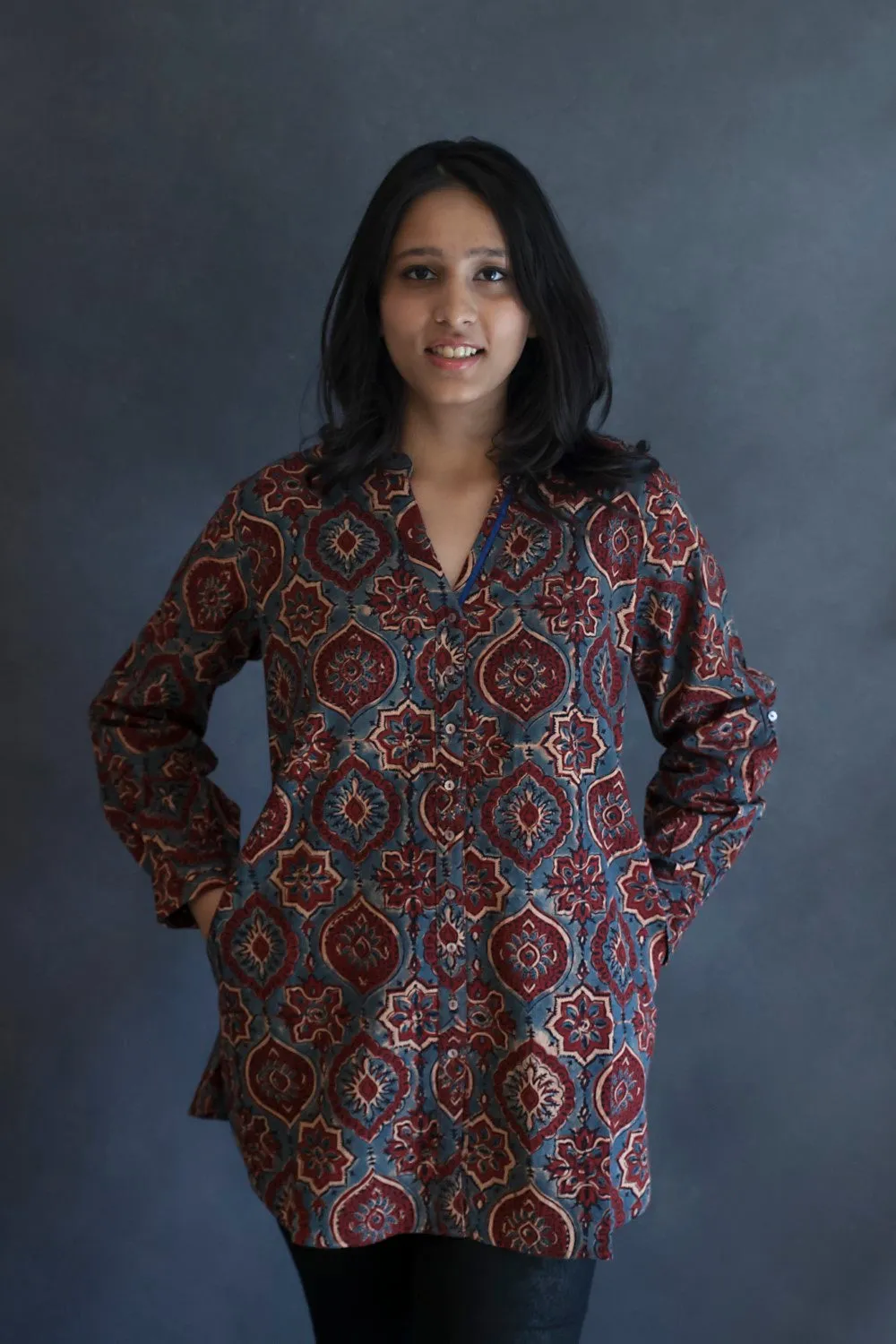 Long top with pockets