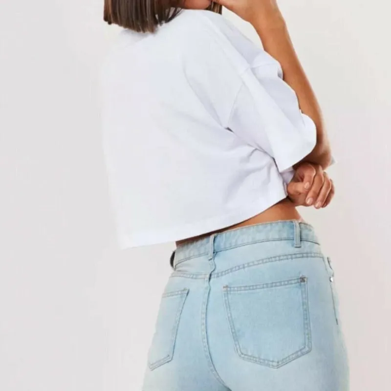 Loose Basic Cropped T-Shirt
