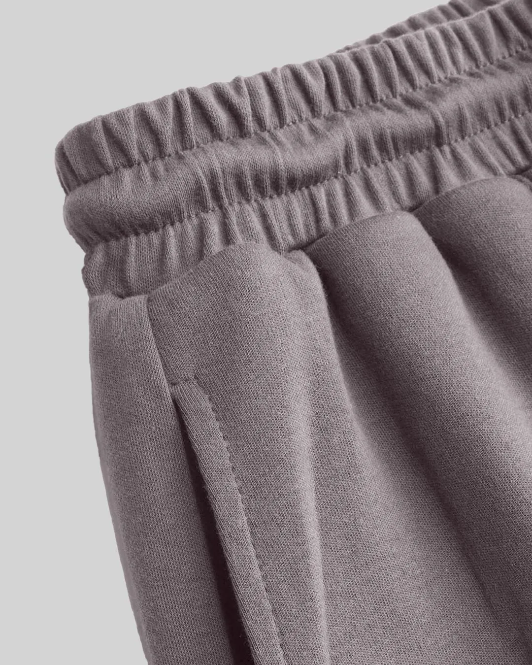 Loungewear Basic Set Of Two Lounging Shorts With Top In Mocha