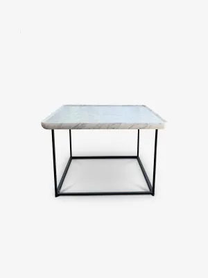 Luca Nichetto 381 Torei Square Table in Marble by Cassina