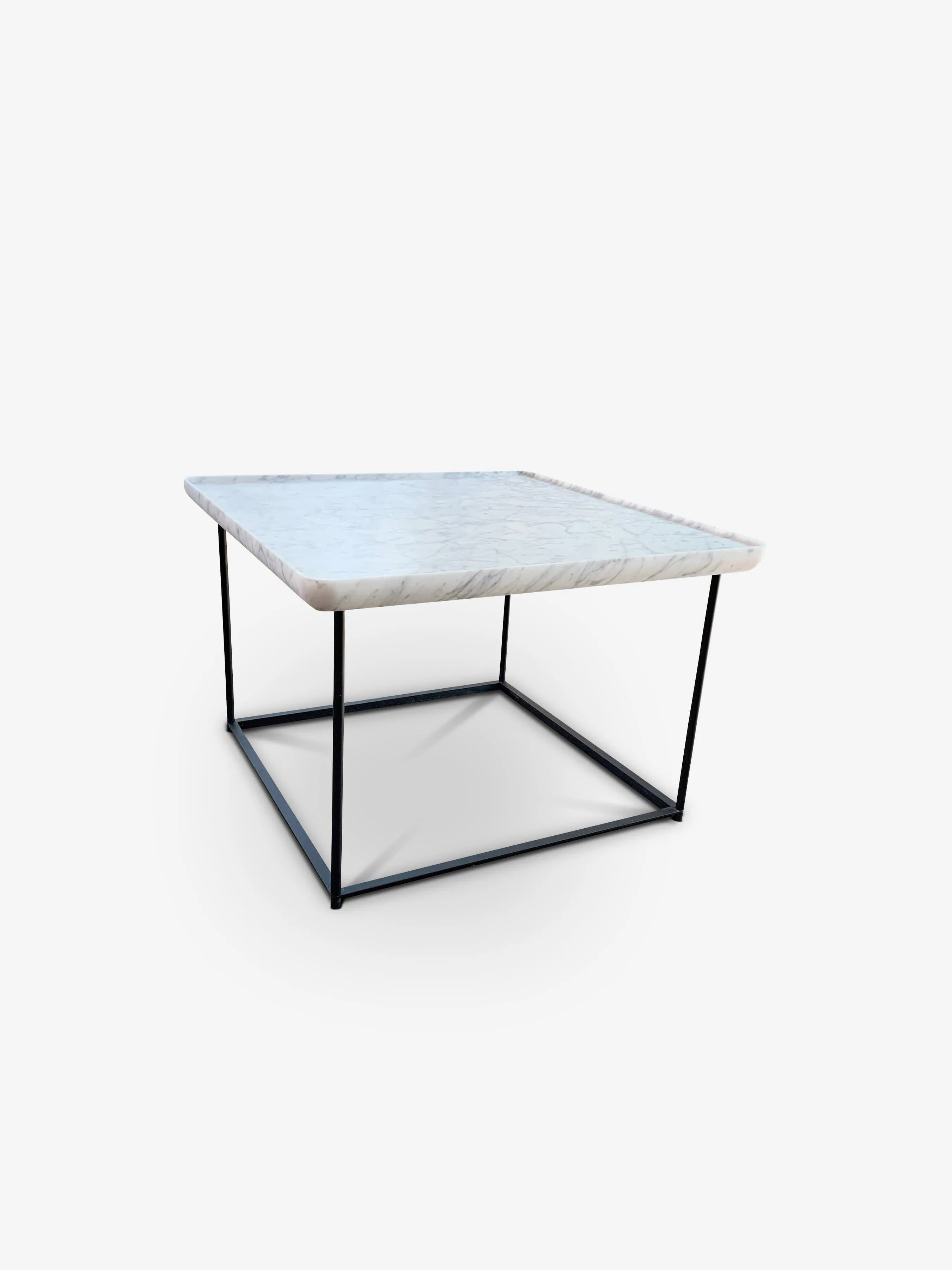 Luca Nichetto 381 Torei Square Table in Marble by Cassina