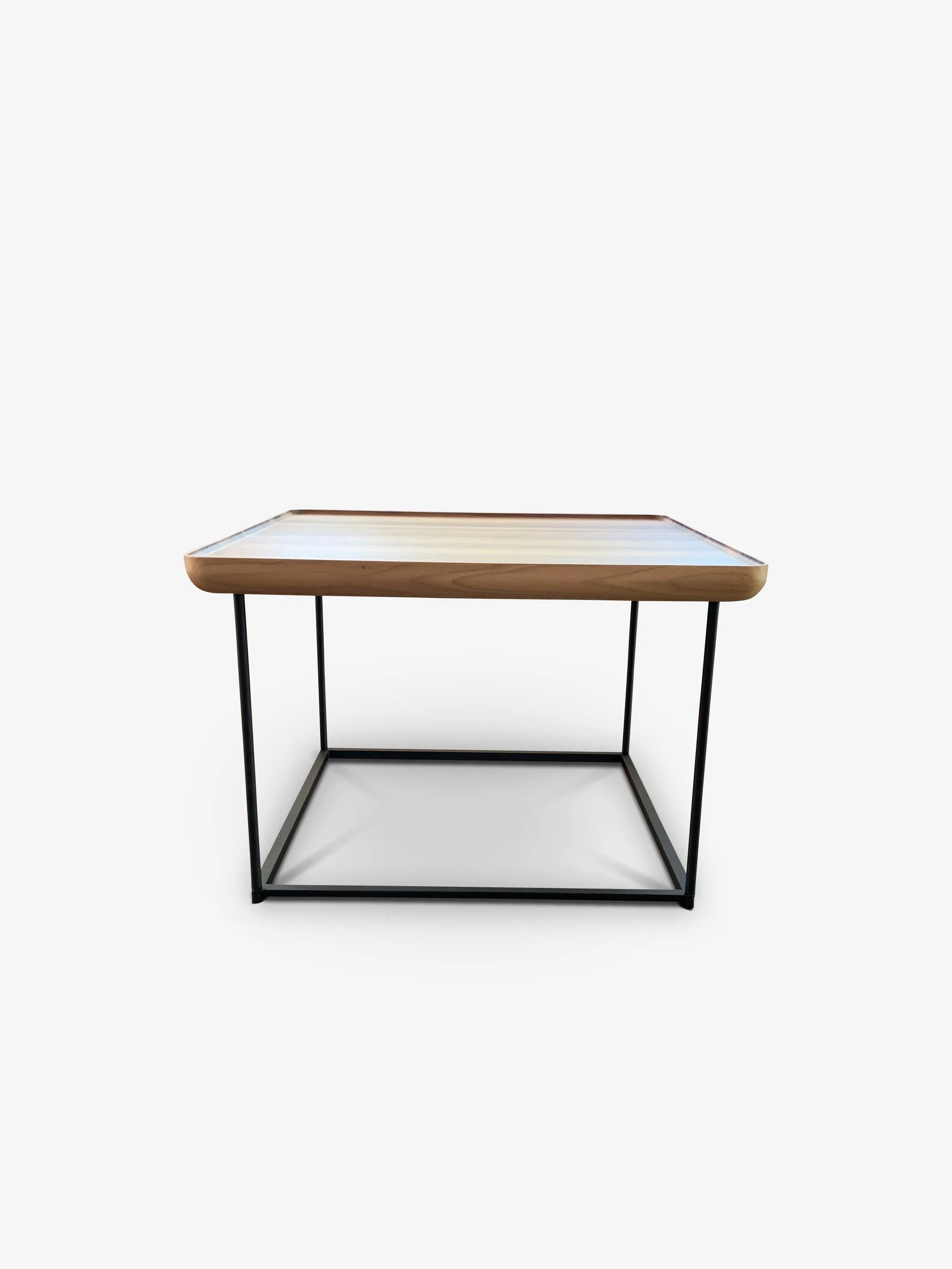 Luca Nichetto 381 Torei Square Table in Walnut by Cassina