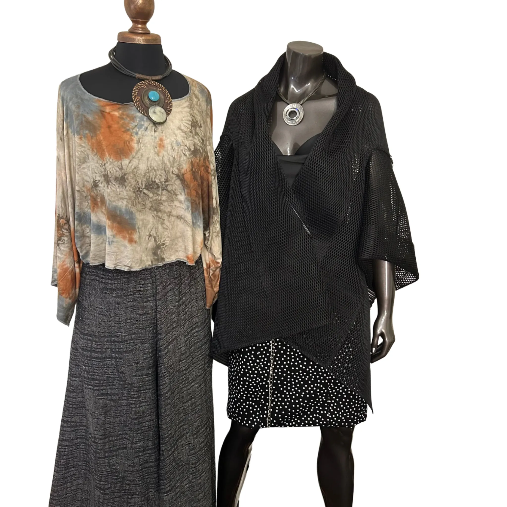 Luna Midwaist Tie Dye Top - Cholla