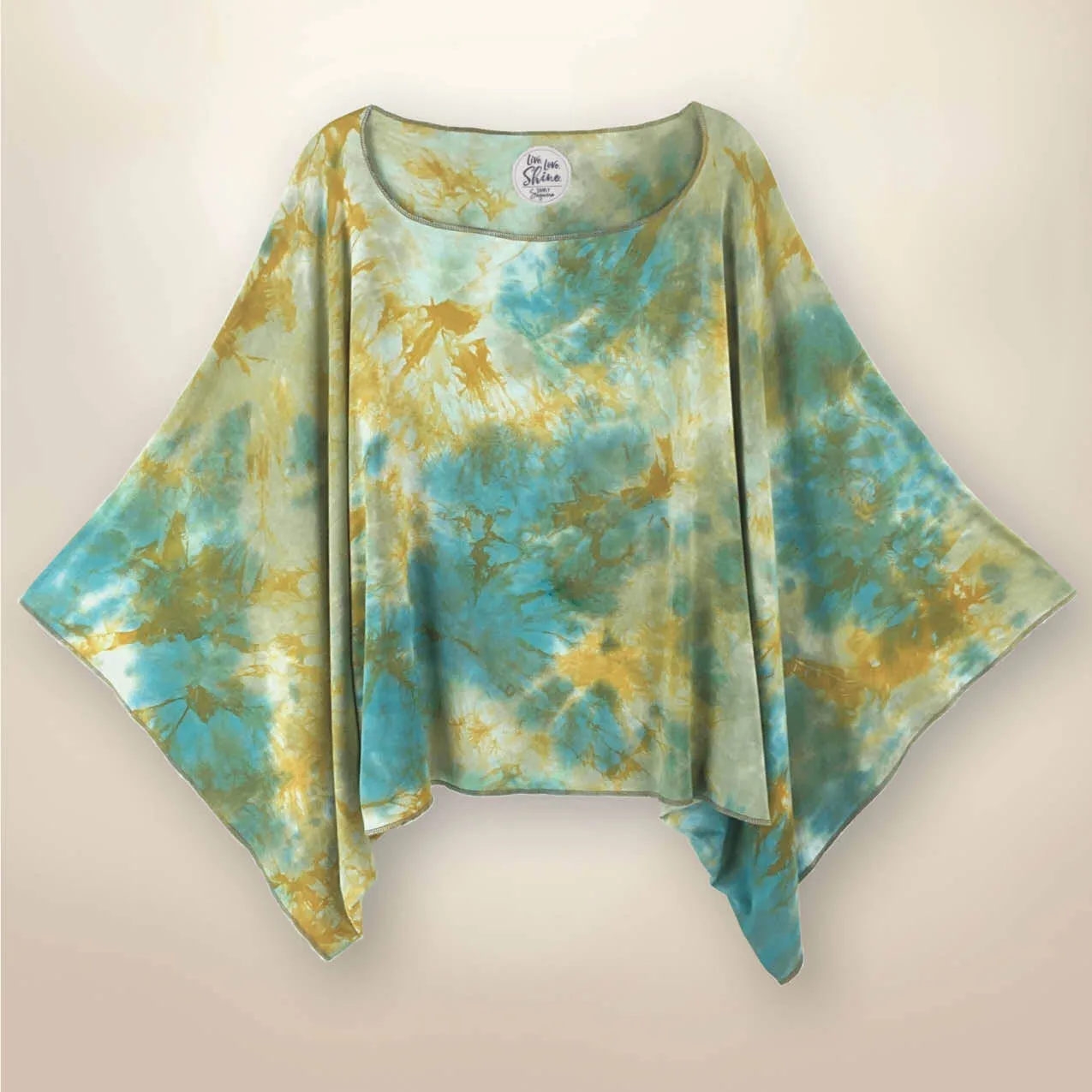 Luna Midwaist Tie Dye Top - Saguaro