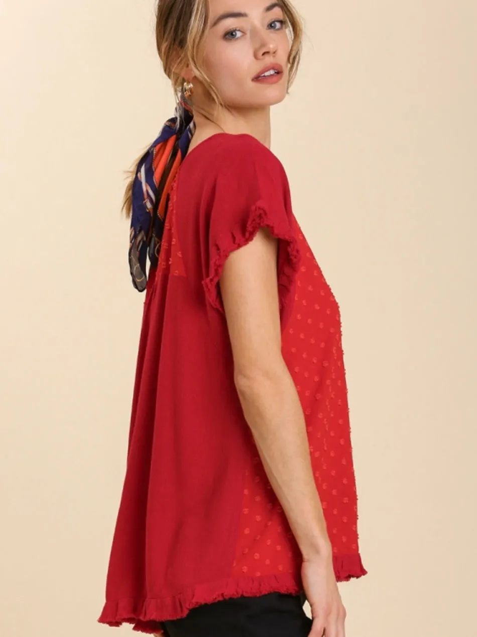Maddison Top - Red