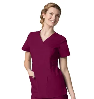 Maevn V-Neck Pocket Scrub Top