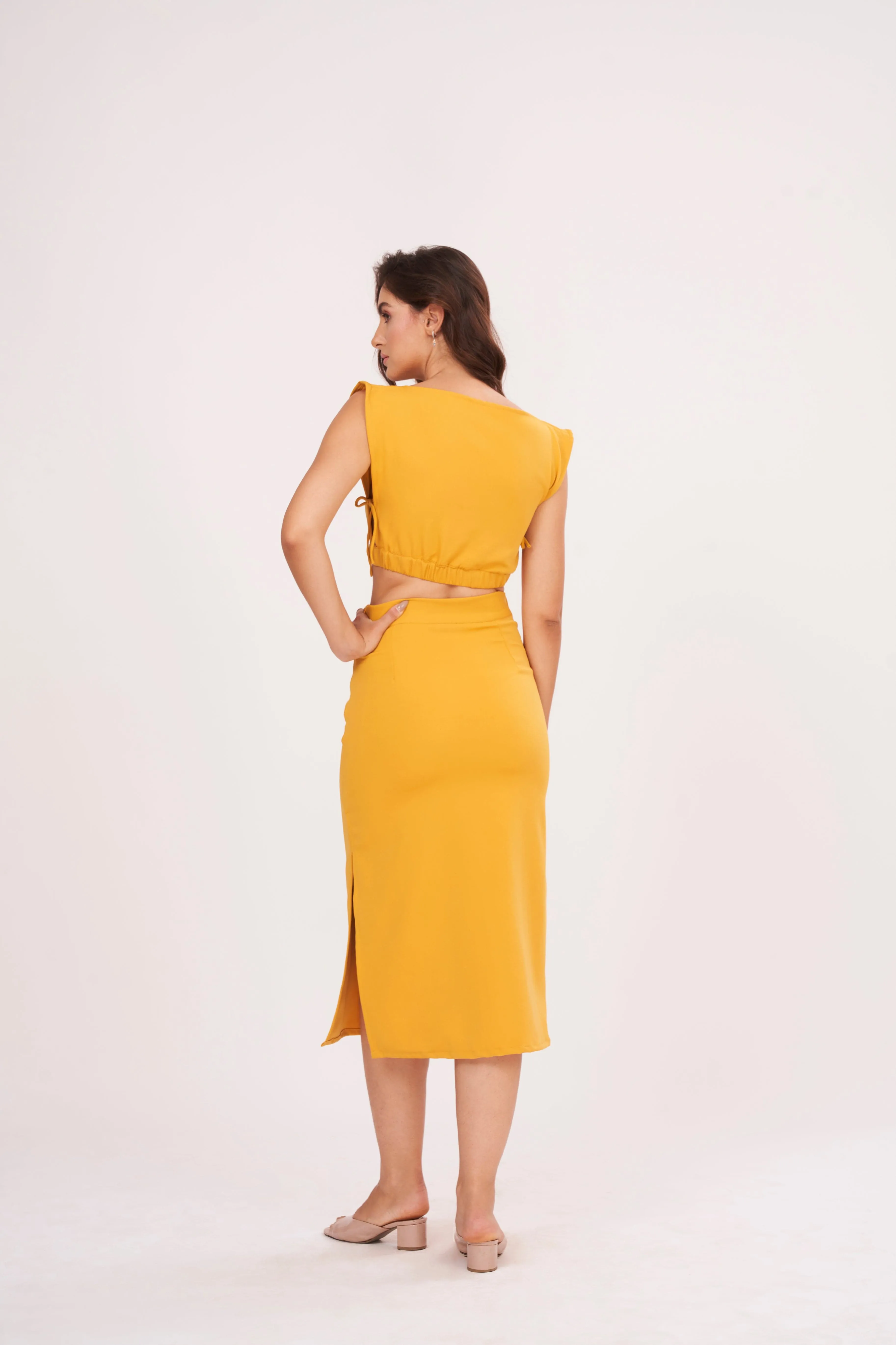 Magnificent Mustard Yellow Square Top