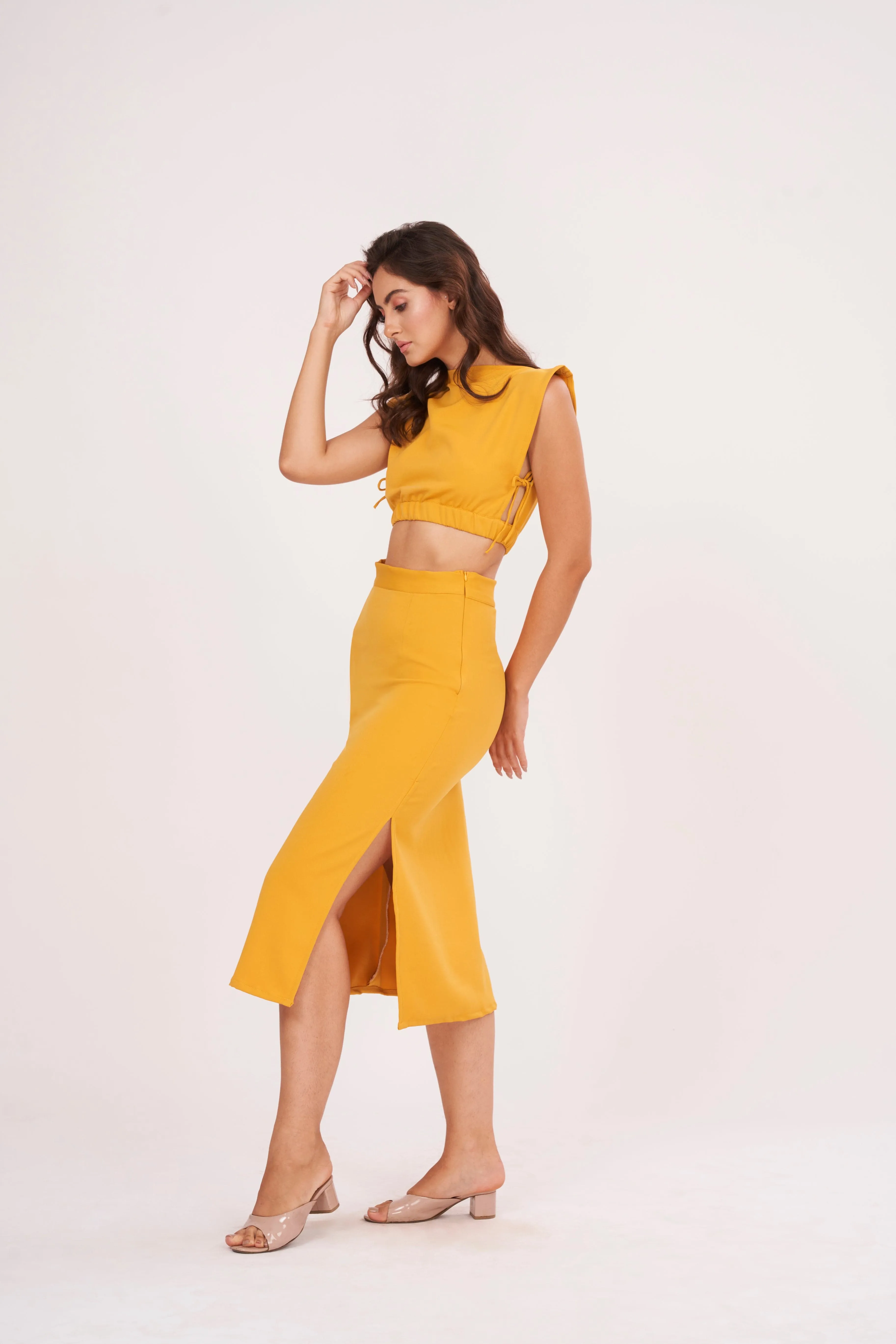 Magnificent Mustard Yellow Square Top